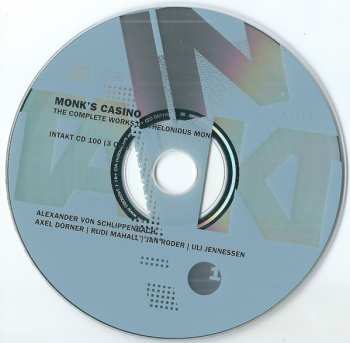3CD/Box Set Alexander von Schlippenbach: Monk's Casino (The Complete Works Of Thelonious Monk)