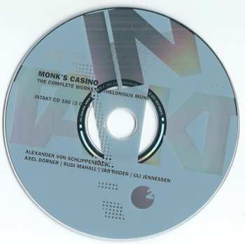 3CD/Box Set Alexander von Schlippenbach: Monk's Casino (The Complete Works Of Thelonious Monk)