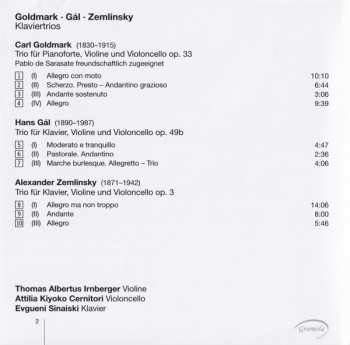 SACD Alexander Von Zemlinsky: Klaviertrios