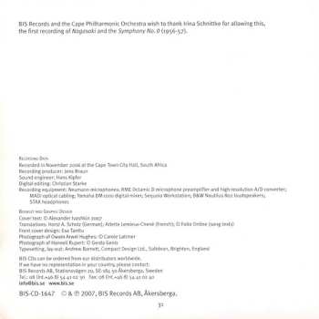 CD Alfred Schnittke: Symphony No. 0 (1956-57) · Nagasaki