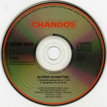 CD Gennadi Rozhdestvensky: Symphony No. 8 / Concerto Grosso No. 6