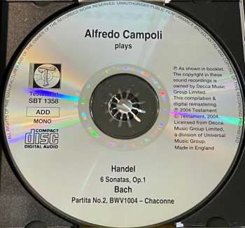 CD Johann Sebastian Bach: 6 Violin Sonatas Op.1 / Chaconne From Partita N°2
