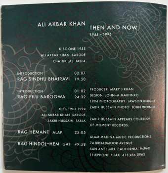 2CD Ali Akbar Khan: Then And Now 