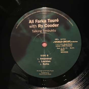 2LP Ali Farka Touré: Talking Timbuktu