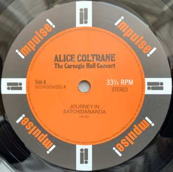 2LP Alice Coltrane: The Carnegie Hall Concert
