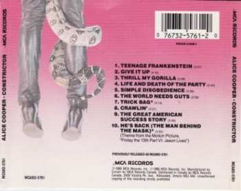 CD Alice Cooper: Constrictor