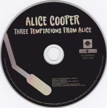 2CD Alice Cooper: Three Temptations From Alice