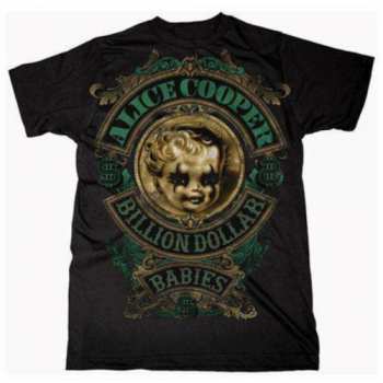 Merch Alice Cooper: Tričko Billion Dollar Baby Crest  S