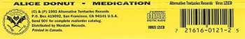CD Alice Donut: Medication