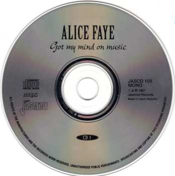 2CD Alice Faye: Got My Mind On Music