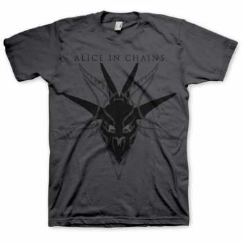 Merch Alice In Chains: T-shirt Black Skull 