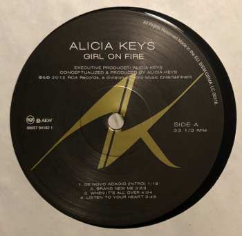 2LP Alicia Keys: Girl On Fire