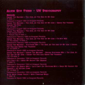 2CD Alien Sex Fiend: R.I.P. A 12'' Collection