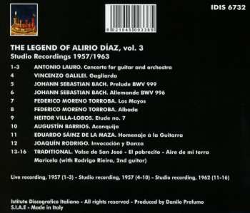 CD Alirio Díaz: The Legend Of Alirio Díaz Vol. 3 (Live & Studio Recordings 1957/62)