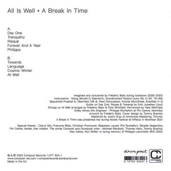 LP All is well: A Break In Time