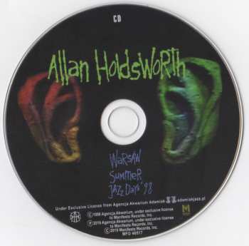CD/DVD Allan Holdsworth: Warsaw Summer Jazz Days '98