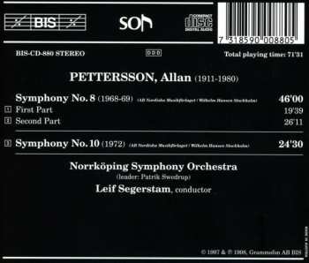 CD Norrköping Symphony Orchestra: Symphonies 8 & 10
