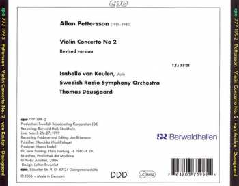 CD Sveriges Radios Symfoniorkester: Violin Concerto No. 2