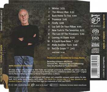 SACD Allan Taylor: Leaving At Dawn