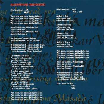 CD Alpha Blondy: Masada