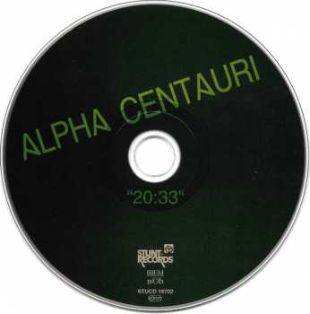 CD Alpha Centauri: 20:33