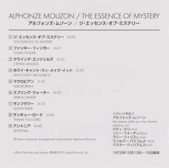 CD Alphonse Mouzon: The Essence Of Mystery