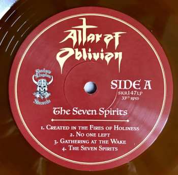 LP Altar Of Oblivion: The Seven Spirits CLR