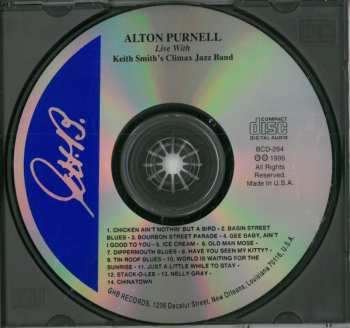 CD Alton Purnell: Live With Keith Smith's Climax Jazz Band