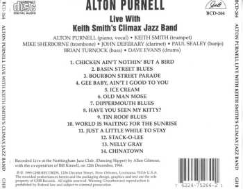 CD Alton Purnell: Live With Keith Smith's Climax Jazz Band