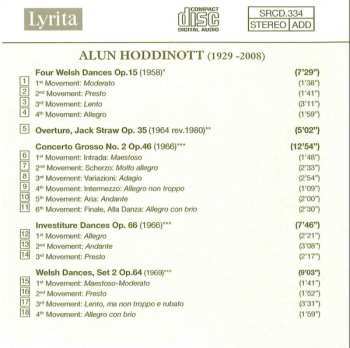 CD Alun Hoddinott: Welsh Dances
