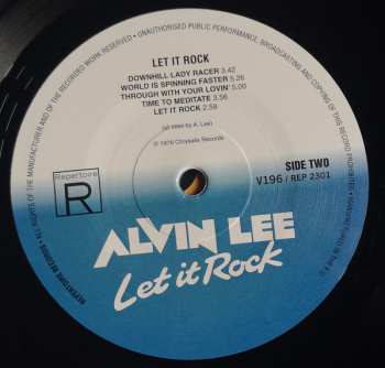 LP Alvin Lee: Let It Rock