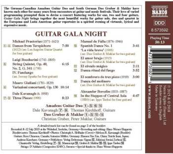 CD Amadeus Guitar Duo: Guitar Gala Night