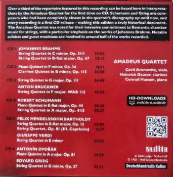 6CD/Box Set Amadeus-Quartett: The RIAS Recordings, Vol. V - Romanitcism