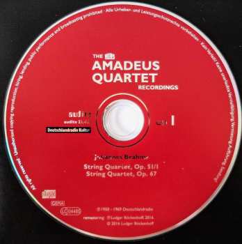 6CD/Box Set Amadeus-Quartett: The RIAS Recordings, Vol. V - Romanitcism