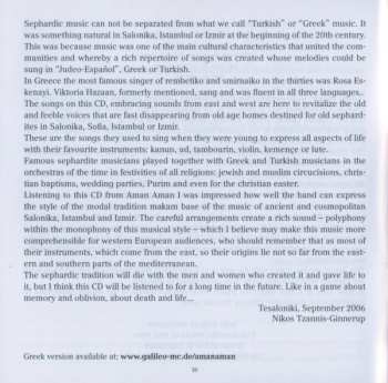 CD Aman Aman: Música I Cants Sefardis D'Orient I Occident