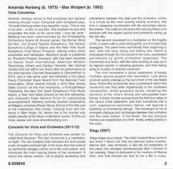 CD Amanda Harberg: Viola Concerto; Viola Concerto No. 1 "Giants"