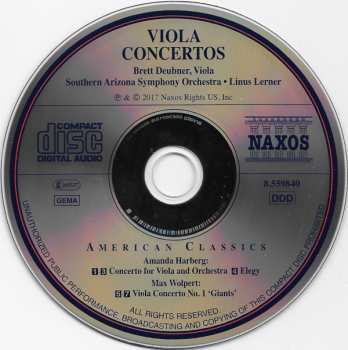 CD Amanda Harberg: Viola Concerto; Viola Concerto No. 1 "Giants"