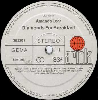 LP Amanda Lear: Diamonds For Breakfast