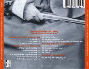 CD Bengt Forsberg: Sonata For Violin & Piano In B Minor, Nine Pieces For Violin & Piano, Four Songs