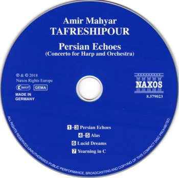 CD Amir Mahyar Tafreshipour: Tafreshipour: Persian Echoes