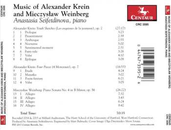 CD Anastasia Seifetdinova: Music Of Alexander Krein And Mieczyslaw Weinberg