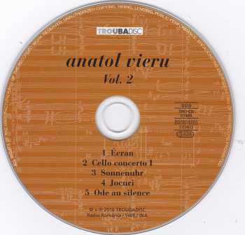 CD Anatol Vieru: Vol. 2