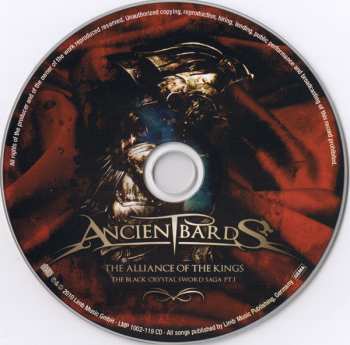 CD Ancient Bards: The Alliance Of The Kings (The Black Crystal Sword Saga Pt.1)