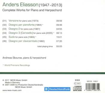 CD Andreas Skouras: Complete Works For Piano & Harpsichord