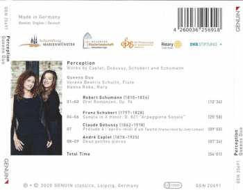 CD Robert Schumann: Perception - Works By Caplet, Debussy, Schubert And Schumann