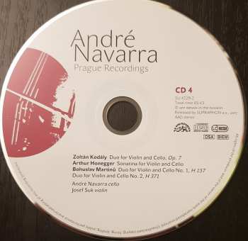 5CD/Box Set André Navarra: Prague Recordings