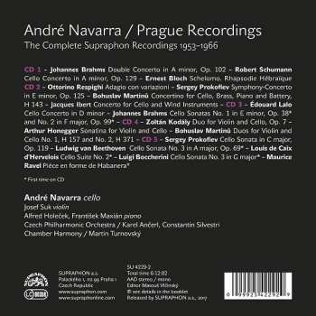 5CD/Box Set André Navarra: Prague Recordings