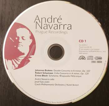 5CD/Box Set André Navarra: Prague Recordings