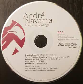 5CD/Box Set André Navarra: Prague Recordings