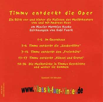 CD Andreas Haas: Timmy Entdeckt Die Oper